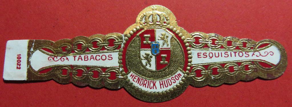 Sigarenbandje Hendrick Hudson, Verzenden, Gebruikt, Sigarenbandjes