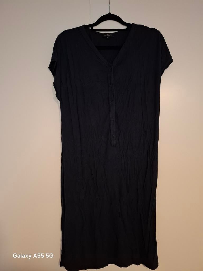 Het Bevallingsjurkje - donker blauw - Maat L/XL, Kleding | Dames, Positiekleding, Ophalen, Overige typen, Blauw, Maat 42/44 (L)
