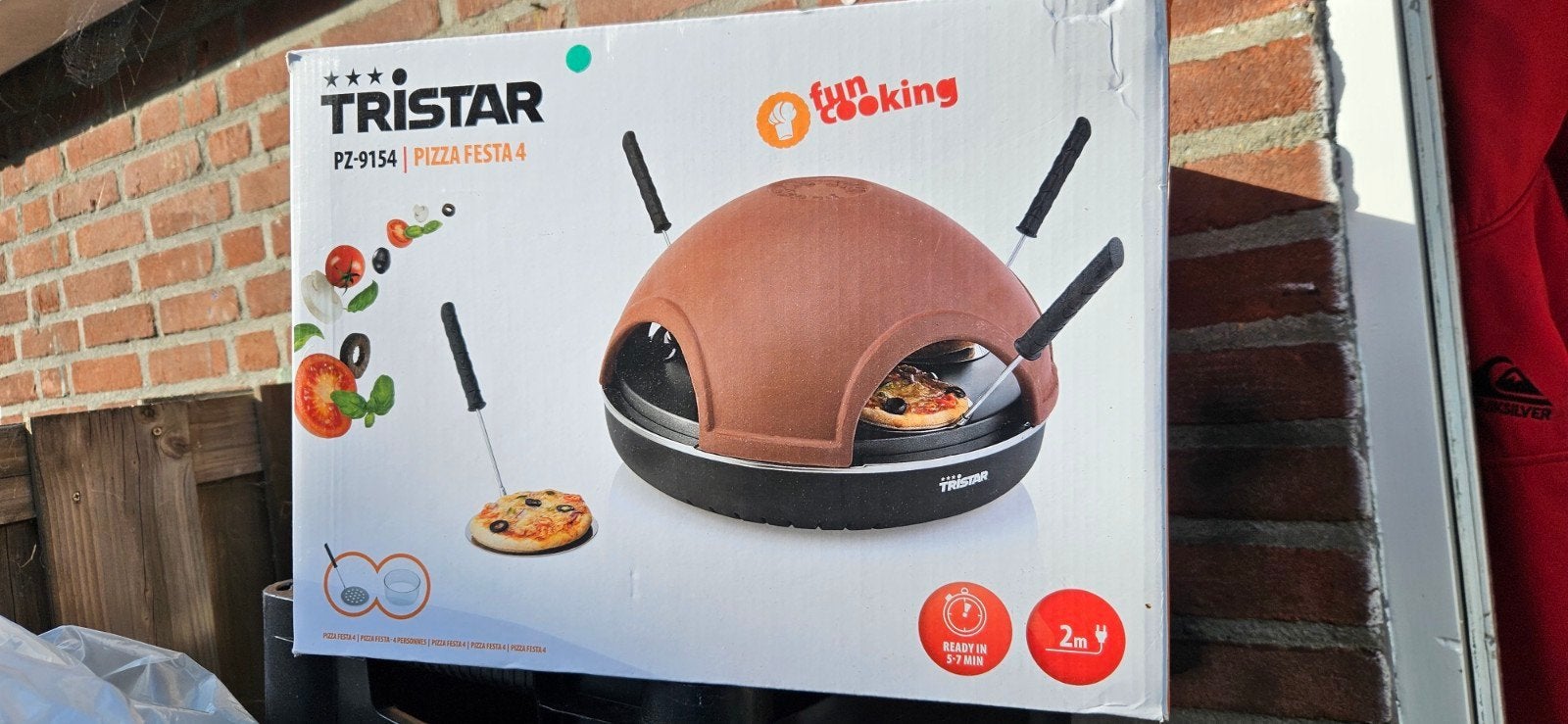 Tristar PZ-9154 Pizza Festa 4 Pizzaoven, Ophalen, Zo goed als nieuw, Tristar