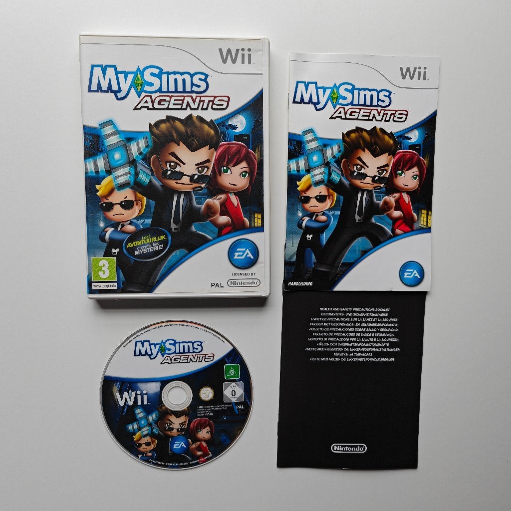 My Sims Agents - Nintendo Wii - Compleet, Avontuur en Actie, 1 speler, Ophalen of Verzenden, Zo goed als nieuw