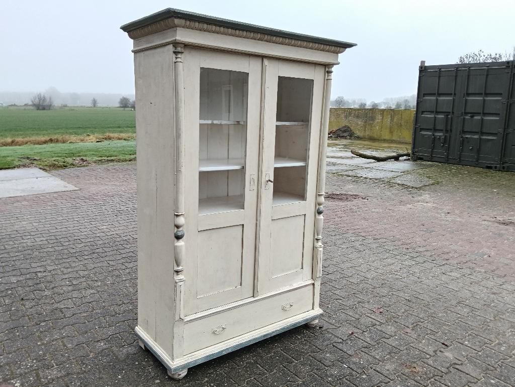 Prachtige brocante kast met super patine., Ophalen of Verzenden, Gebruikt, 25 tot 50 cm