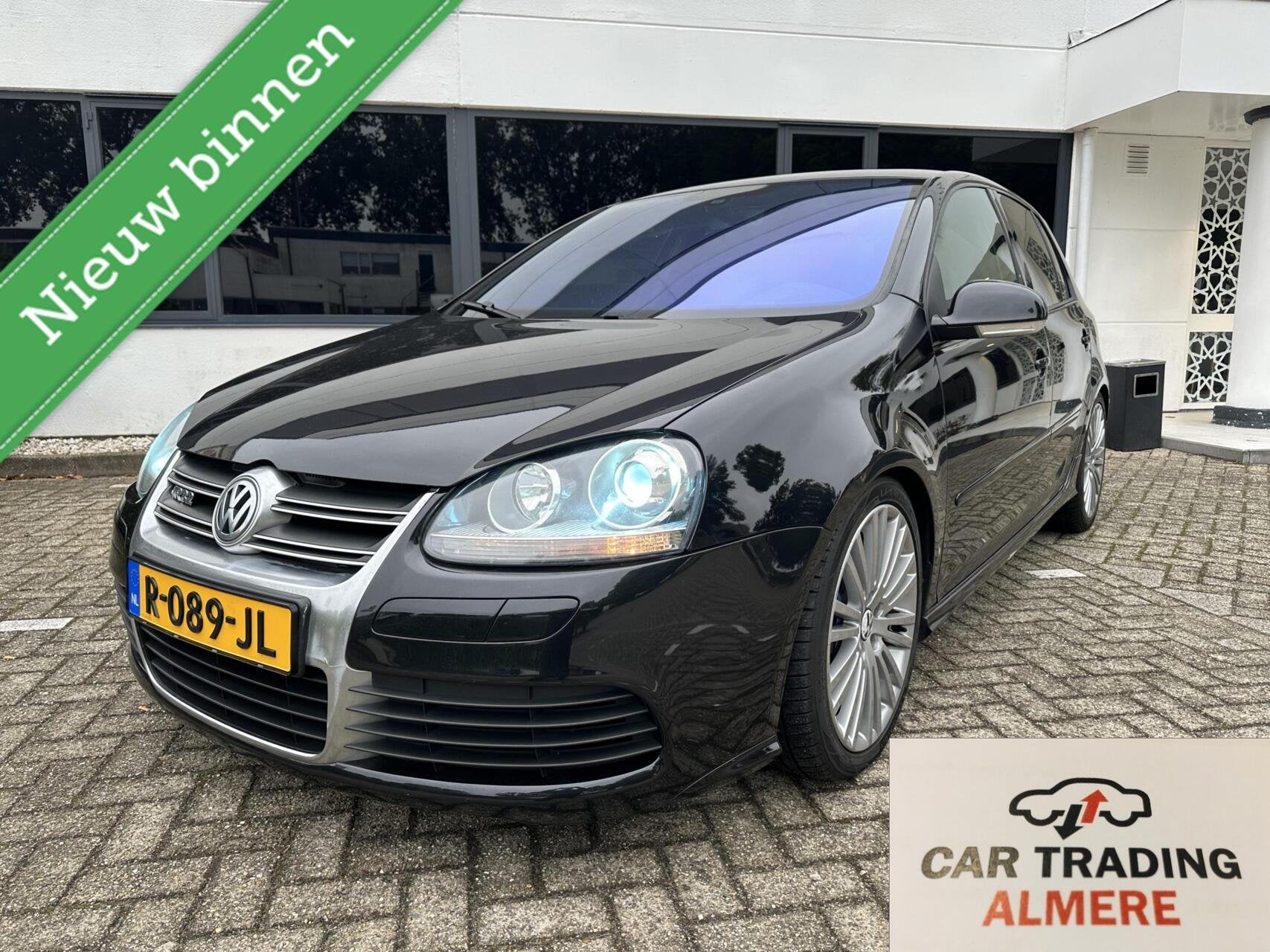 Volkswagen Golf 3.2 R32 2008 FULL OPTIONS 🤩, Auto's, Gebruikt, Zwart, 3189 cc, Zwart