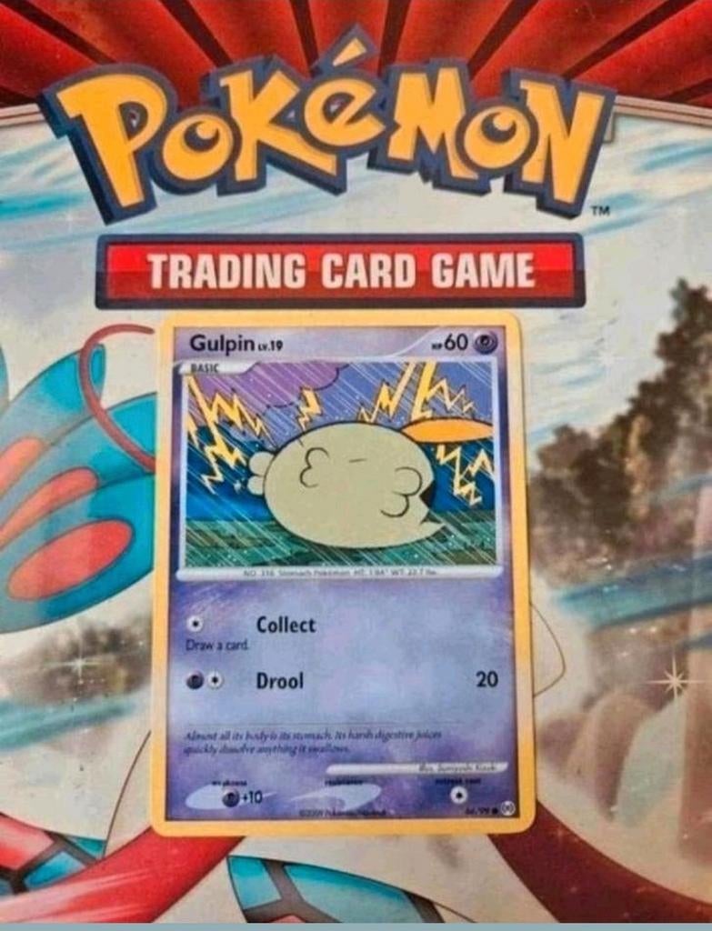 Gulpin 66/99 Platinum Arceus set pokemon kaart, Ophalen of Verzenden, Gebruikt, Losse kaart