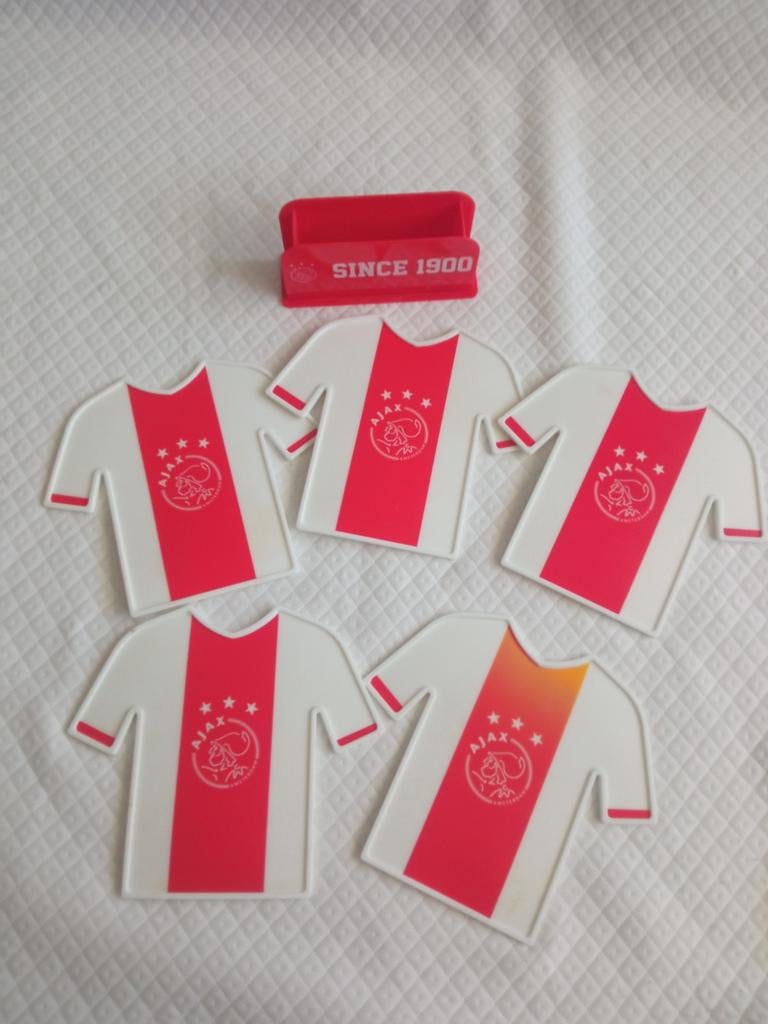 Ajax kinder ontbijtbordenset 5x, Verzenden, Nieuw, Overige materialen, Overige stijlen