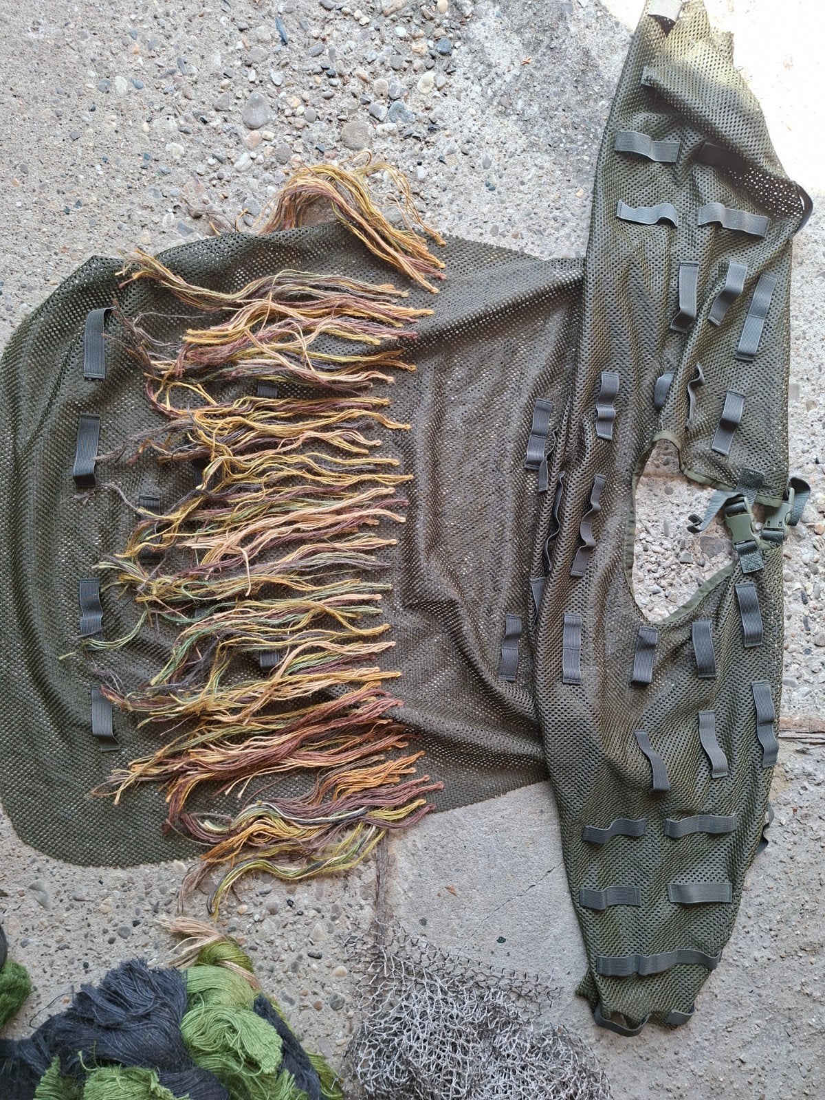 Ghillie Suit Camouflage Net met Losse Camo Draden, Ophalen, Overige soorten, Overige gebieden, Kleding of Schoenen