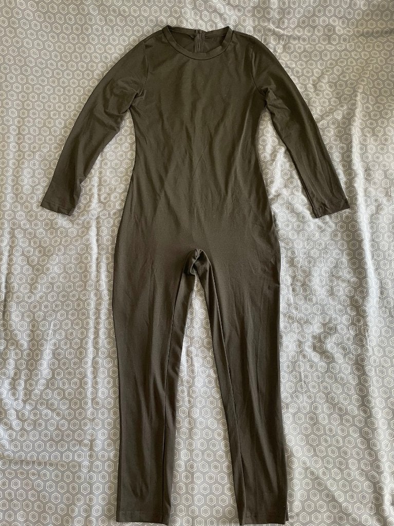 Zwarte jumpsuit, Onbekend, Ophalen of Verzenden, Zo goed als nieuw