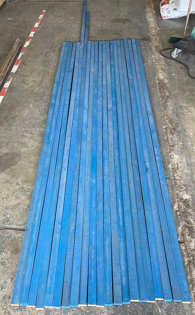 Hardhouten latten, Doe-het-zelf en Verbouw, Hout en Planken, Gebruikt, Minder dan 25 mm, Ophalen of Verzenden, Plank