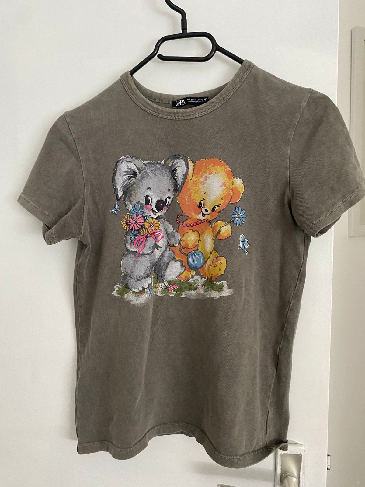 Zara tshirt, Ophalen, Bruin, Zo goed als nieuw, Korte mouw