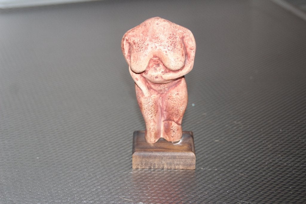 vintage beeldje blote vrouwenlichaam, Ophalen of Verzenden, Beeld, Minder dan 20 cm, Vrouw