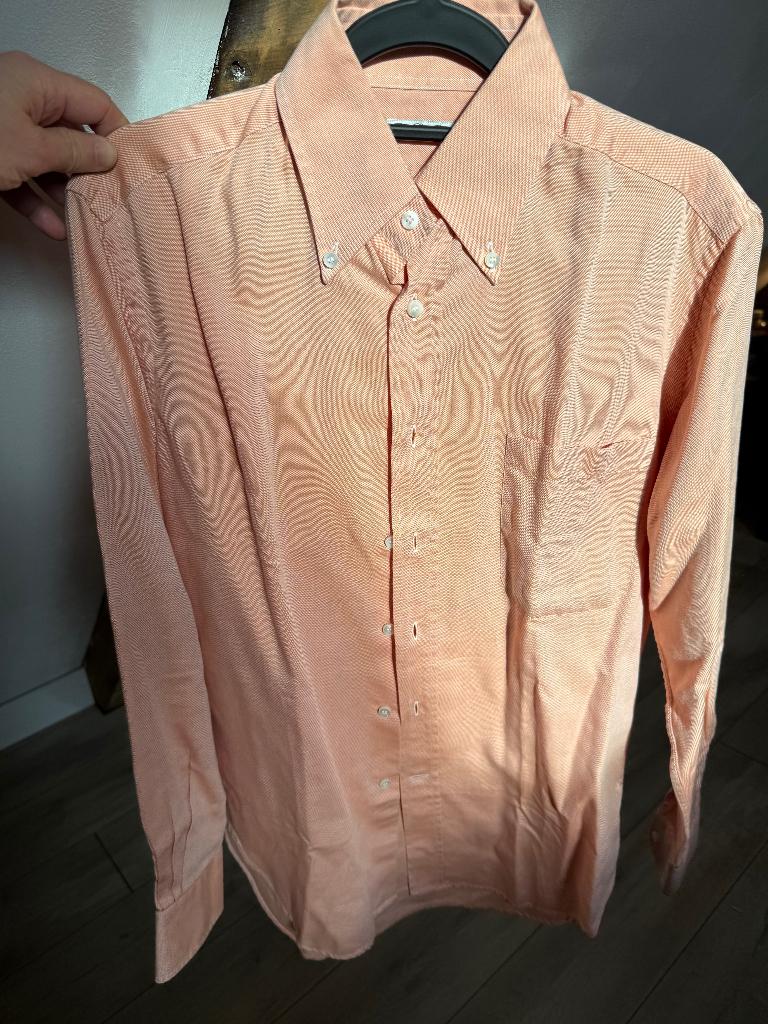 Loro Piana shirt 37, Kleding | Heren, Overhemden, Ophalen, Gedragen, Blauw, Overige halswijdtes