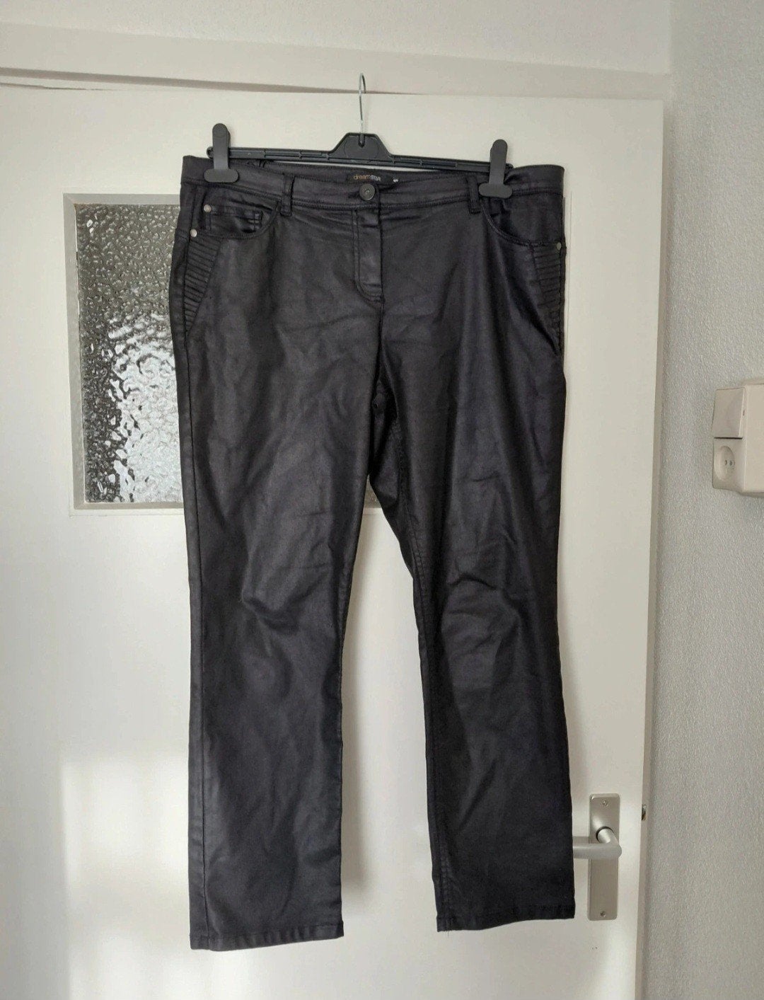 DreamSTAR Zwarte Gecoate Broek Maat 44 (XL), DreamSTAR, Zwart, Maat 46/48 (XL) of groter, Ophalen of Verzenden