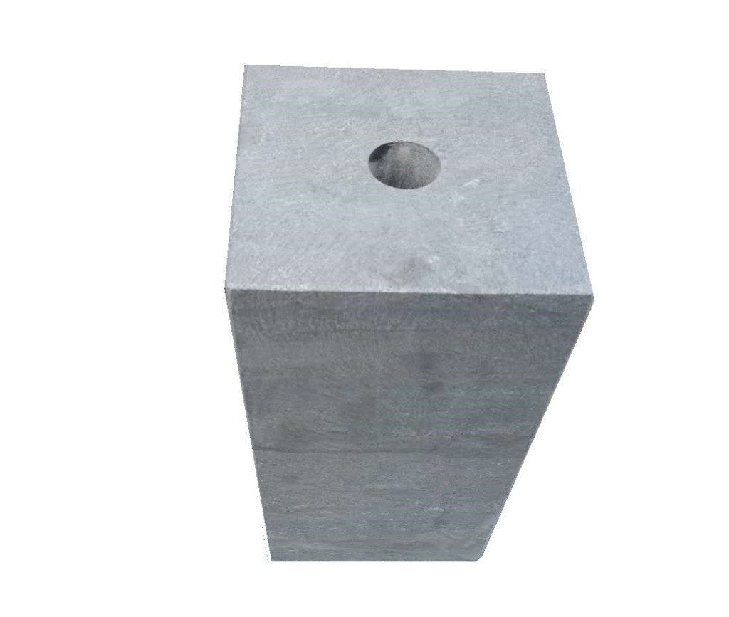 Blauwe hardsteen sokkel 120x120 mm, Ophalen of Verzenden, Nieuw, Tuinpaviljoen