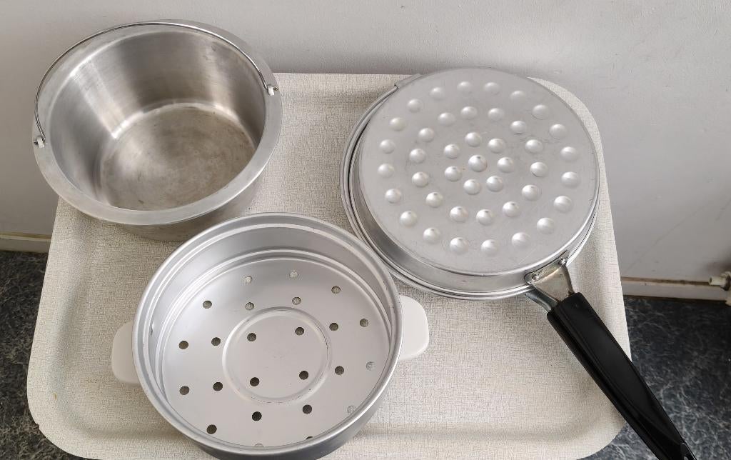 Aluminium stoom en noppen steelpannetjes VANAF € 5,00, Zilver, Ophalen of Verzenden, Metaal, Overige typen
