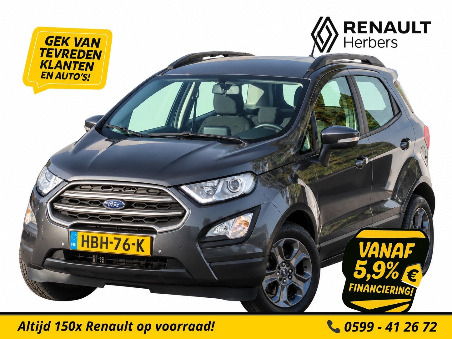 Ford EcoSport 1.0 EcoBoost Titanium PDC V+A / NAVI / CRUISE