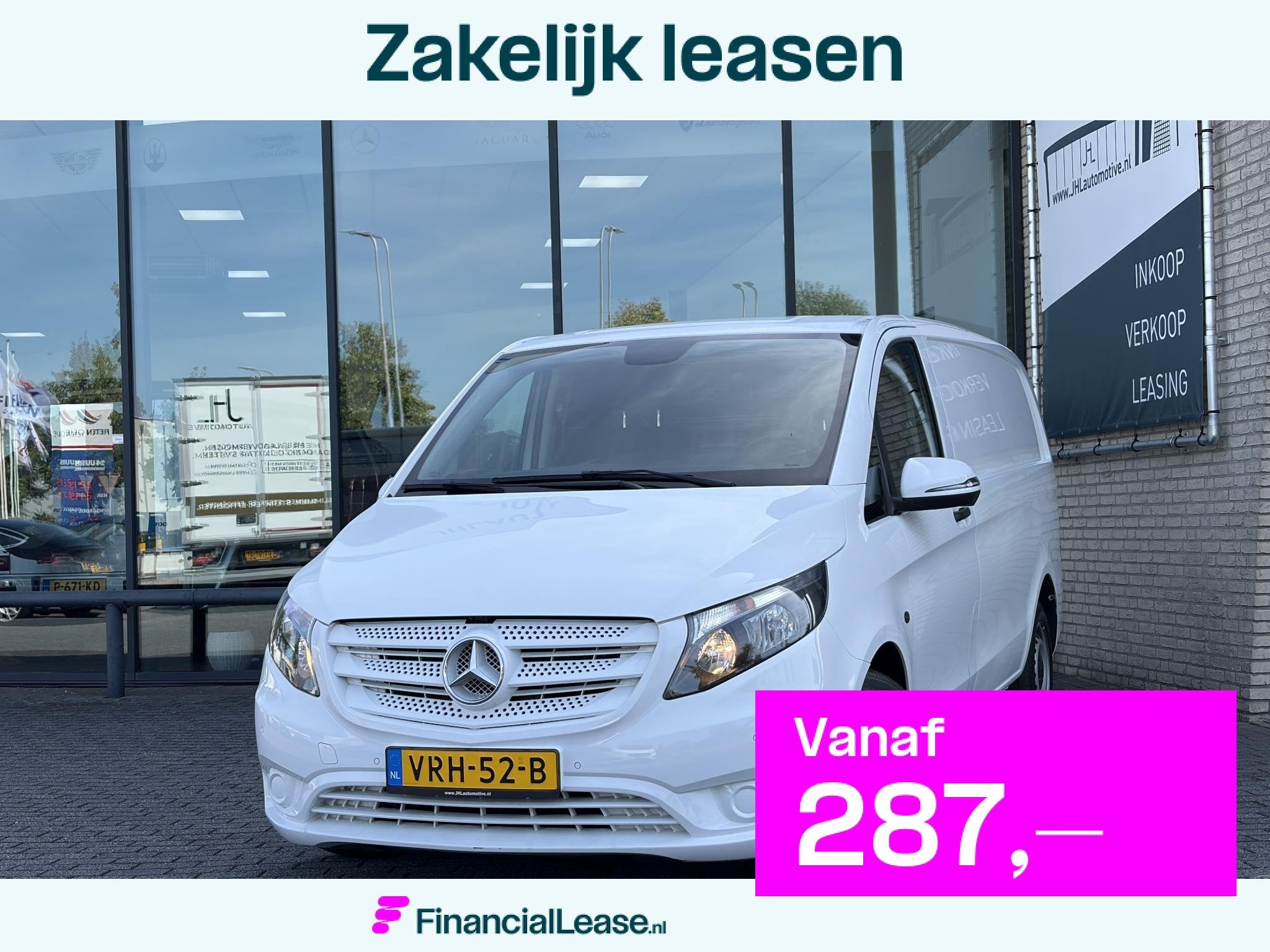 Mercedes-Benz Vito 114 CDI Lang*CRUISE*HAAK*A/C*TEL*PDC*, Gebruikt, Euro 6, 2000 kg, 2 stoelen