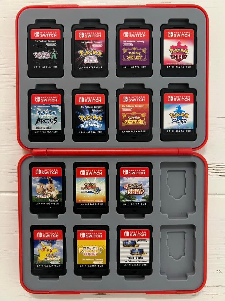 Pokemon collectie, alle 14 spellen voor de nintendo switch!, 1 speler, Ophalen of Verzenden, Zo goed als nieuw, Vanaf 7 jaar
