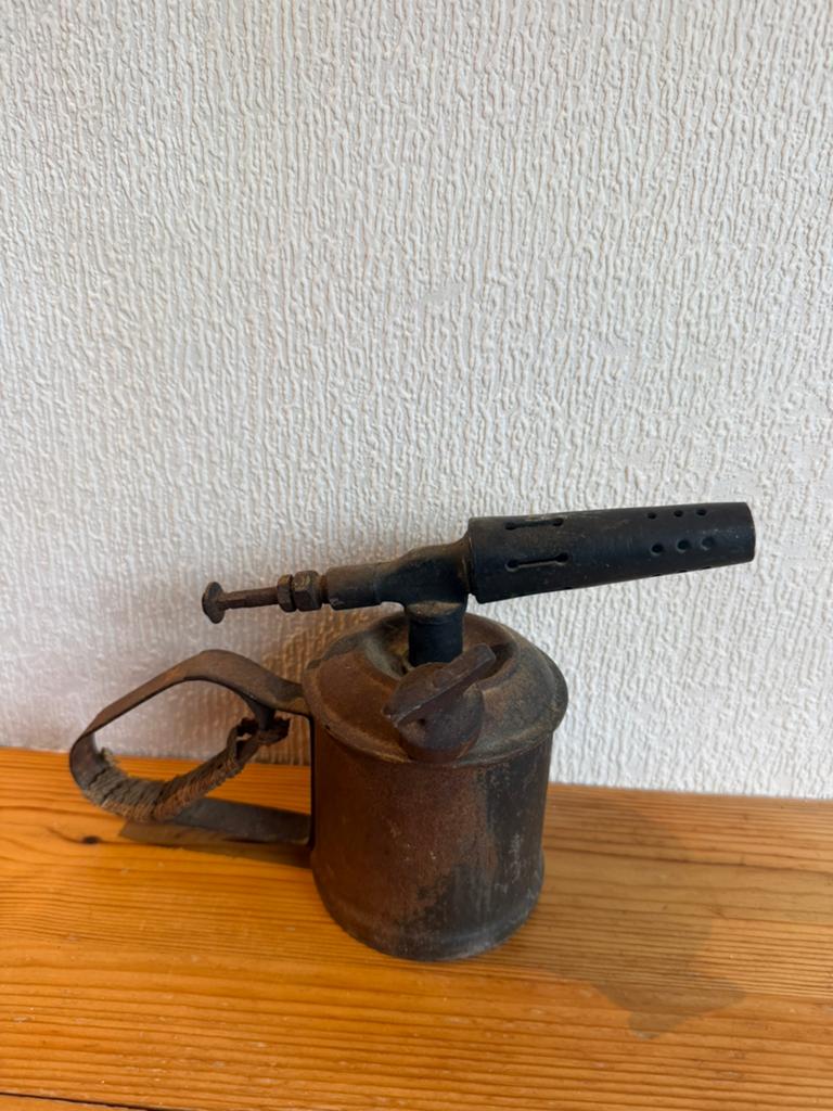 Antieke Soldeerlamp - Vintage Decoratie, Antiek en Kunst, Ophalen