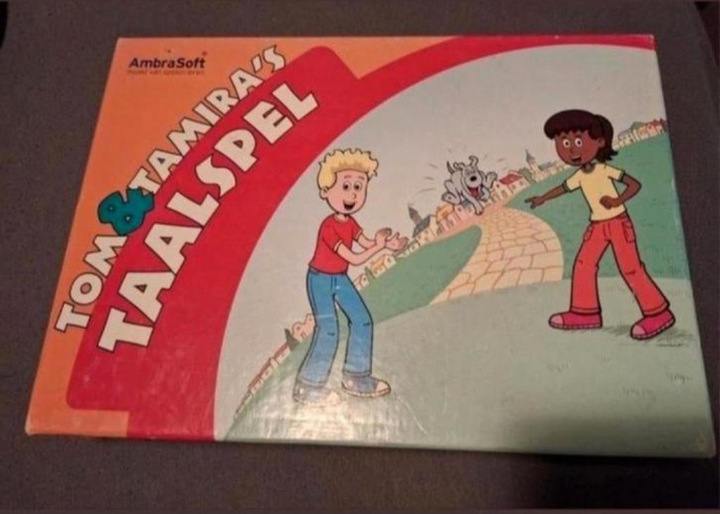 Tom & Tamira's Taalspel - AmbraSoft Educatief Spel, Een of twee spelers, Ophalen of Verzenden, Zo goed als nieuw, AmbraSoft