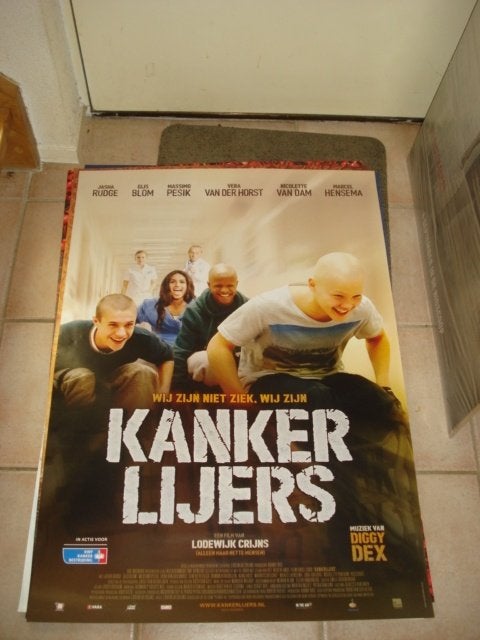 Kankerlijers Filmposter, Verzamelen, Ophalen, A1 t/m A3, Film en Tv, Rechthoekig Staand