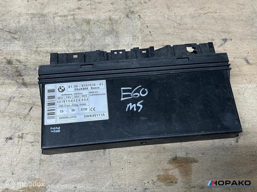 KBS module BMW 5 serie E6x | 61359151516, Gebruikt, Einsteinlaan 5 rijswijk, Bmw, Ophalen of Verzenden