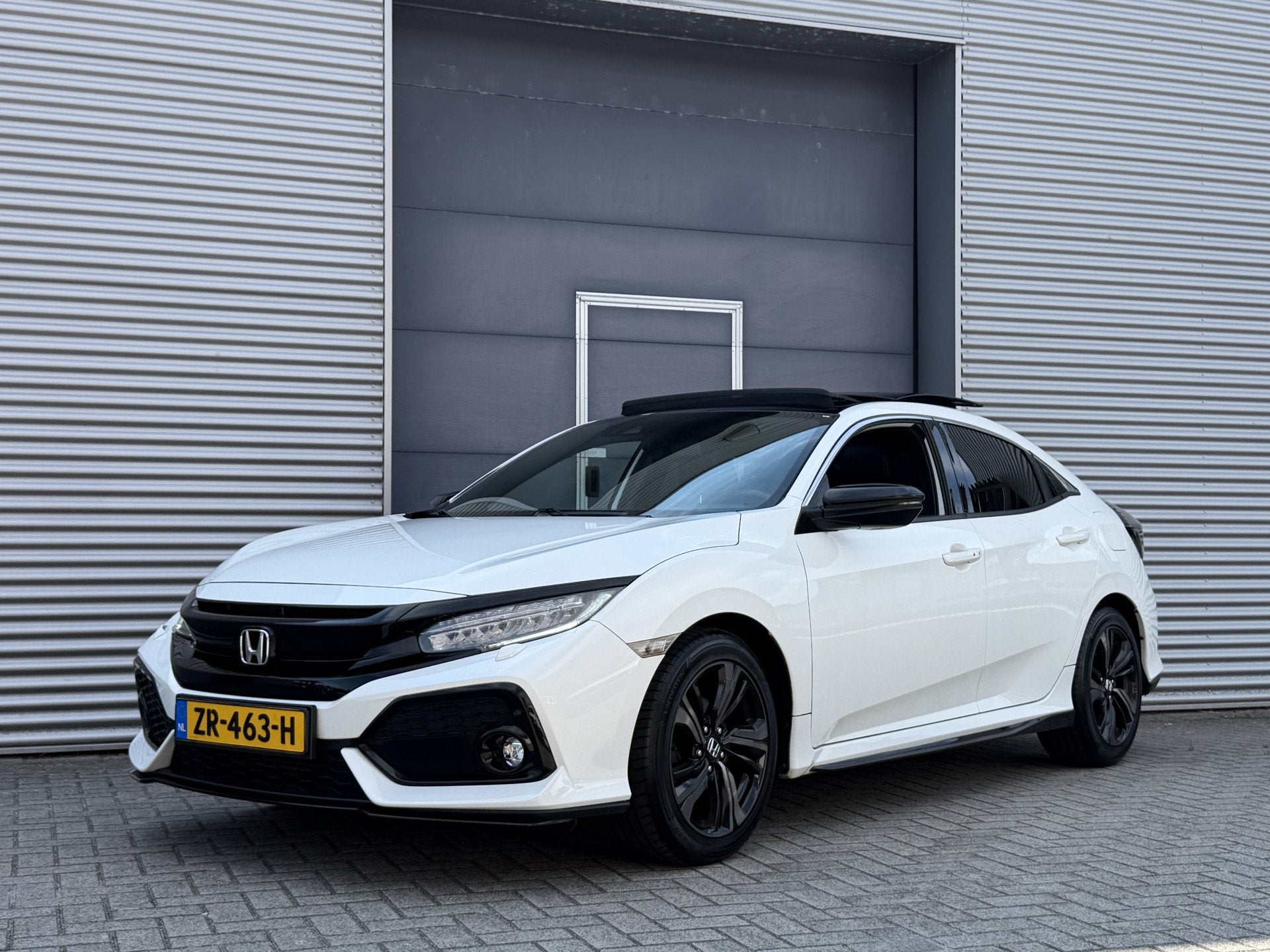 Honda Civic 1.0 i-VTEC Premium I Aut. I Carplay I Leder I Ca, Auto's, Gebruikt, Adaptive Cruise Control, Leder, Bedrijf