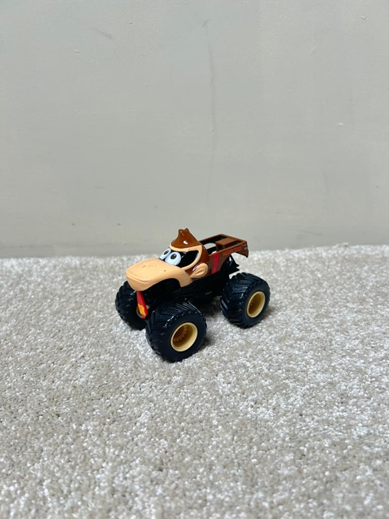 Monster Truck - Hot Wheels - Donkey Kong Monster Jam, Ophalen of Verzenden, Zo goed als nieuw