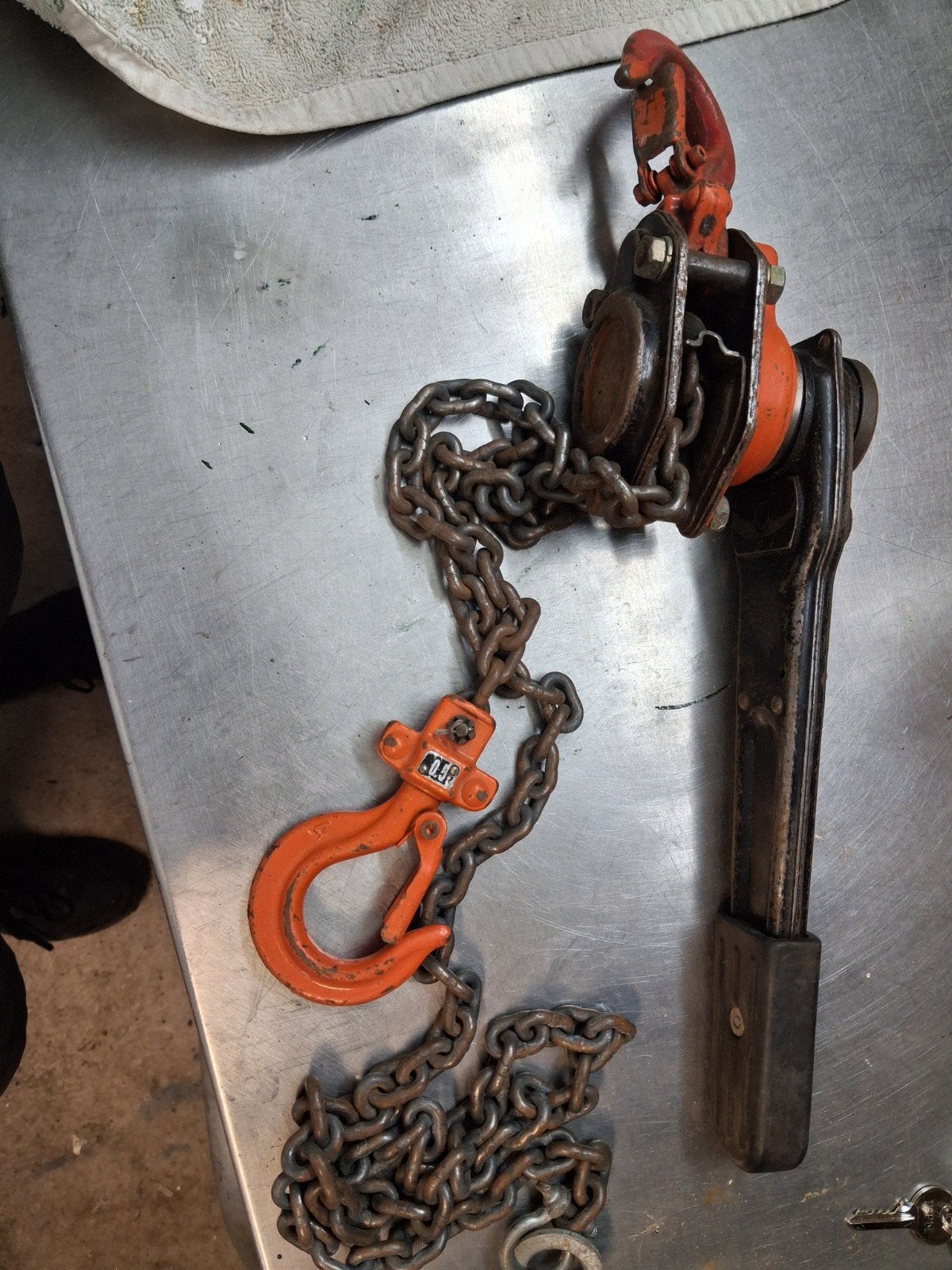 rateltakel hefboomtakel pull lift 0,5 ton, Ophalen of Verzenden