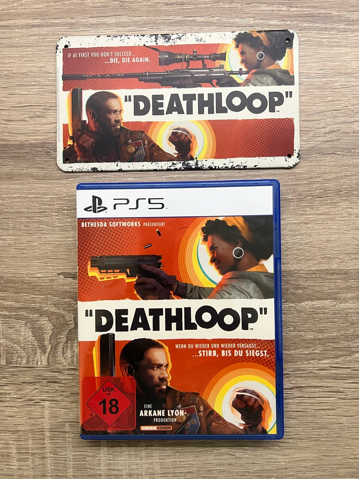 Deathloop PS5 Metal Plate Edition (Zo goed als nieuw!), Online, Vanaf 18 jaar, Shooter, 1 speler