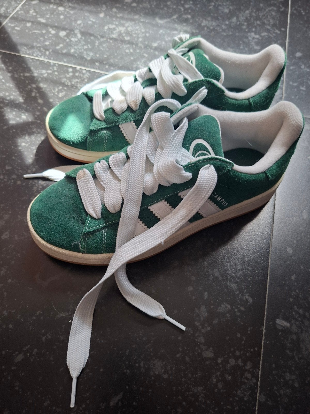 Adidas Campus sneakers - Groen 39, Adidas, Ophalen of Verzenden, Sneakers of Gympen, Gedragen