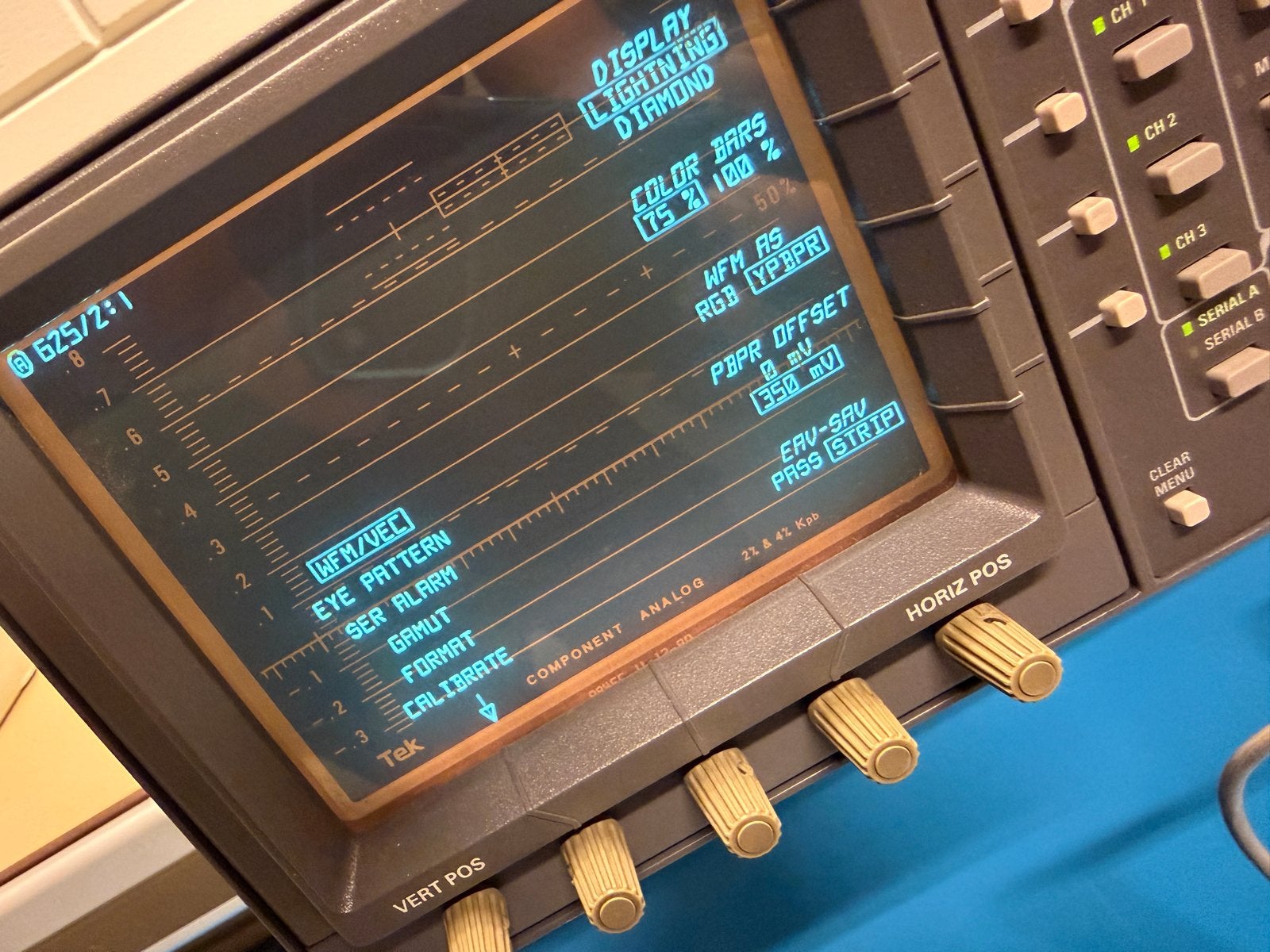 Tektronix WFM 601i Waveform Monitor - Video Analyse, Ophalen of Verzenden, Gebruikt