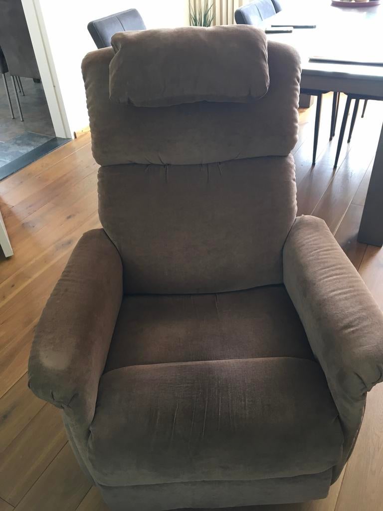 Gratis fauteuil met ligfunctie, Huis en Inrichting, Fauteuils, Gebruikt, Stof, 50 tot 75 cm, 75 tot 100 cm, Ophalen