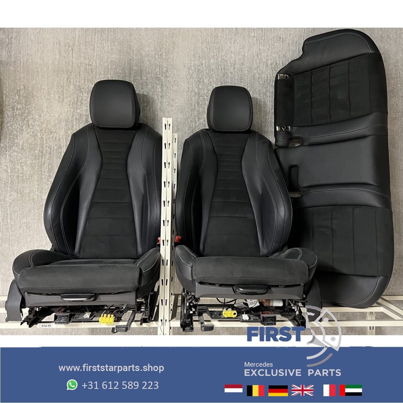 W213 AMG STOELEN LEER / ALCANTARA E43 E53 BEKLEDING SET Merc, Auto-onderdelen, Interieur en Bekleding, Gebruikt, -, Ophalen of Verzenden