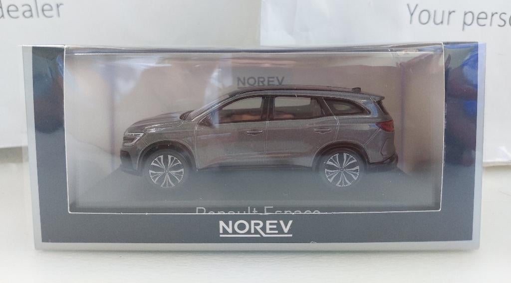 Norev 1:43 Renault Espace 2023 Shadow Grey nieuw in display, Ophalen of Verzenden, Nieuw, Auto, Norev