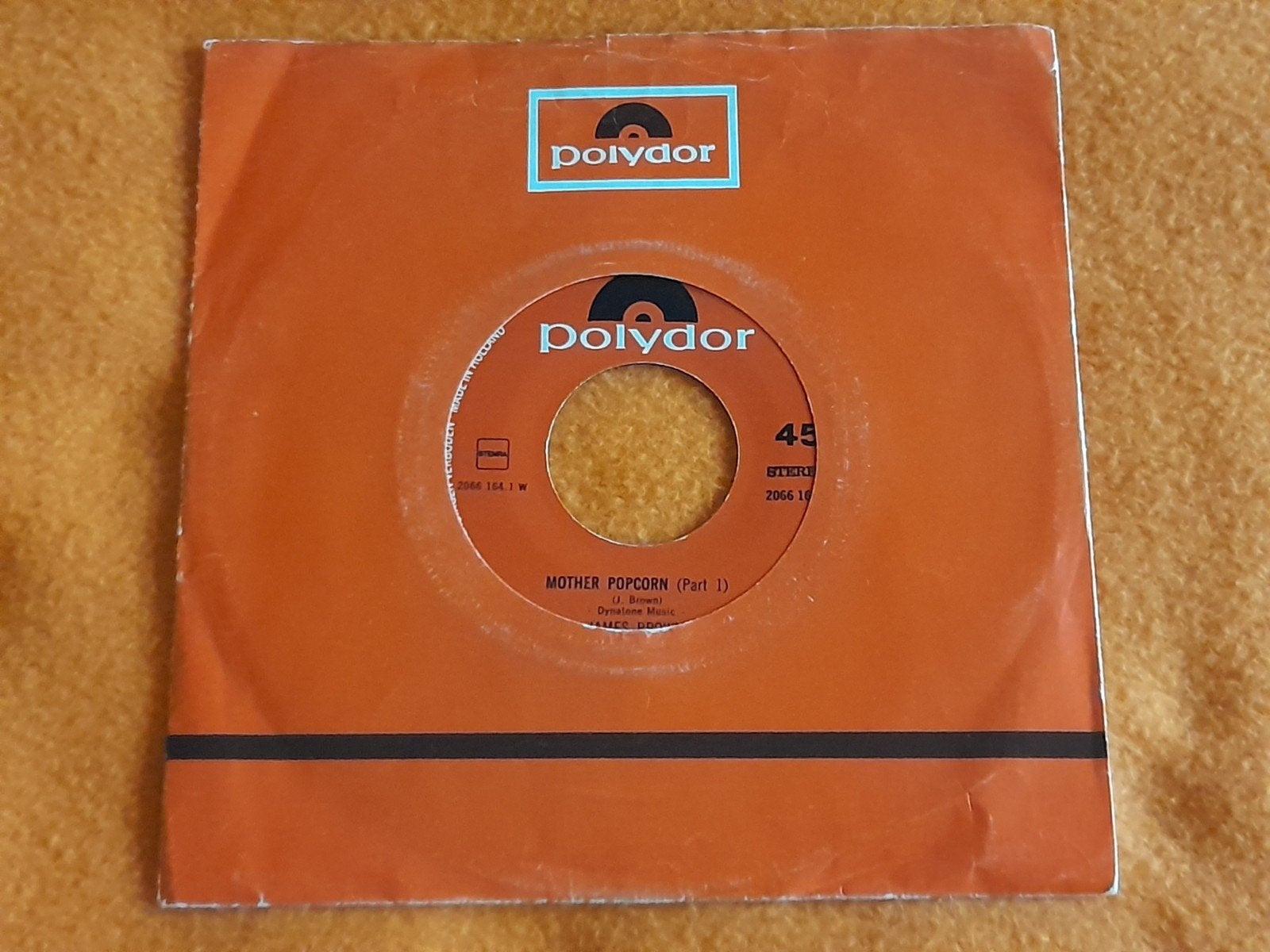 James Brown - Mother Popcorn (Part 1) (1971) (FUNK SOUL), Cd's en Dvd's, Vinyl Singles, Gebruikt, 7 inch, Ophalen of Verzenden