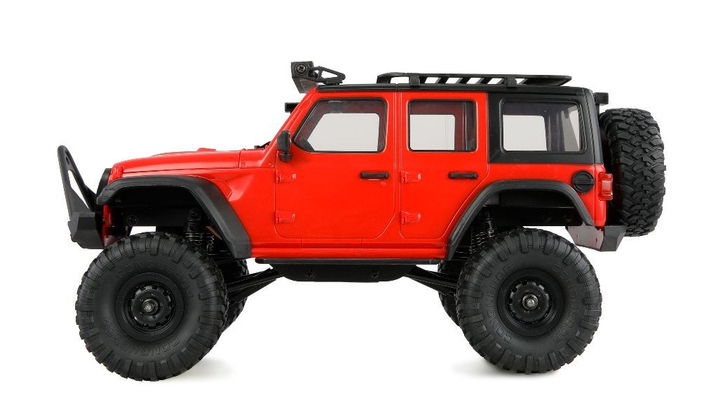AMXRock Mini-Crosstrail Scale Crawler 4WD 1/16 RTR red, Hobby en Vrije tijd, Ophalen of Verzenden, Nieuw, Overige schalen, Auto offroad