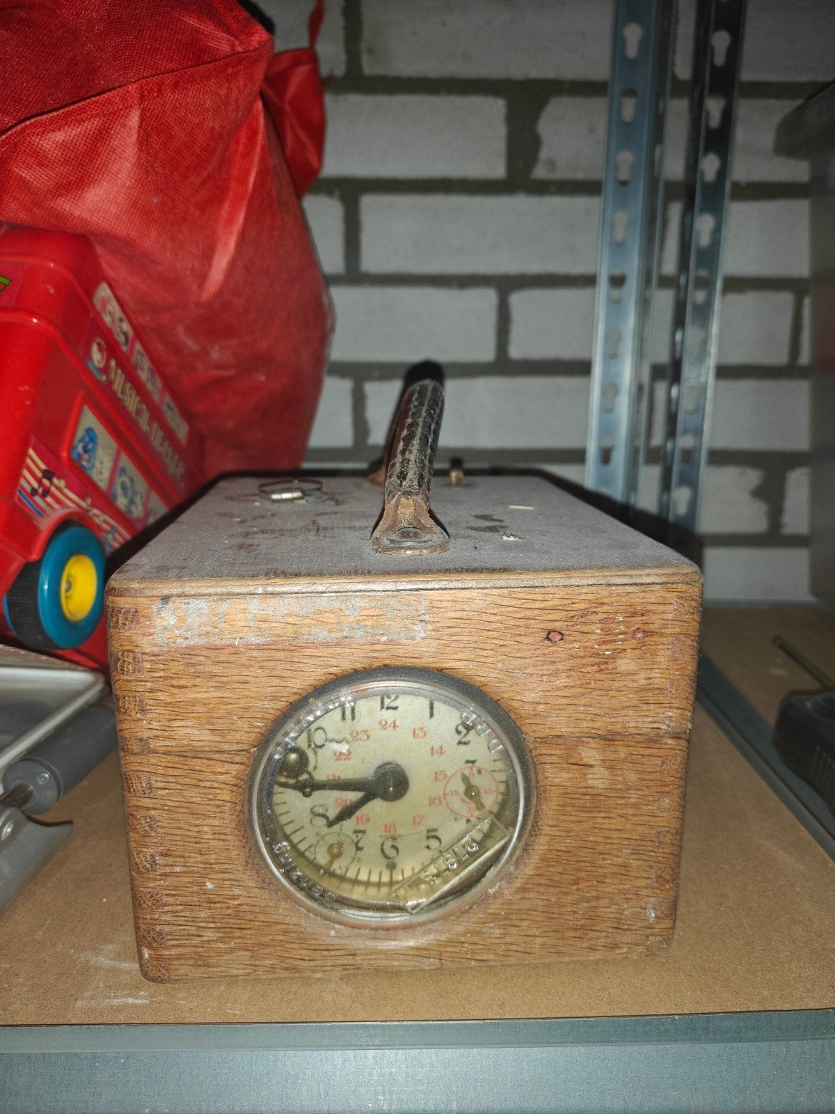 Antieke Duivenklok - Vintage Tijdregistratie, Ophalen of Verzenden