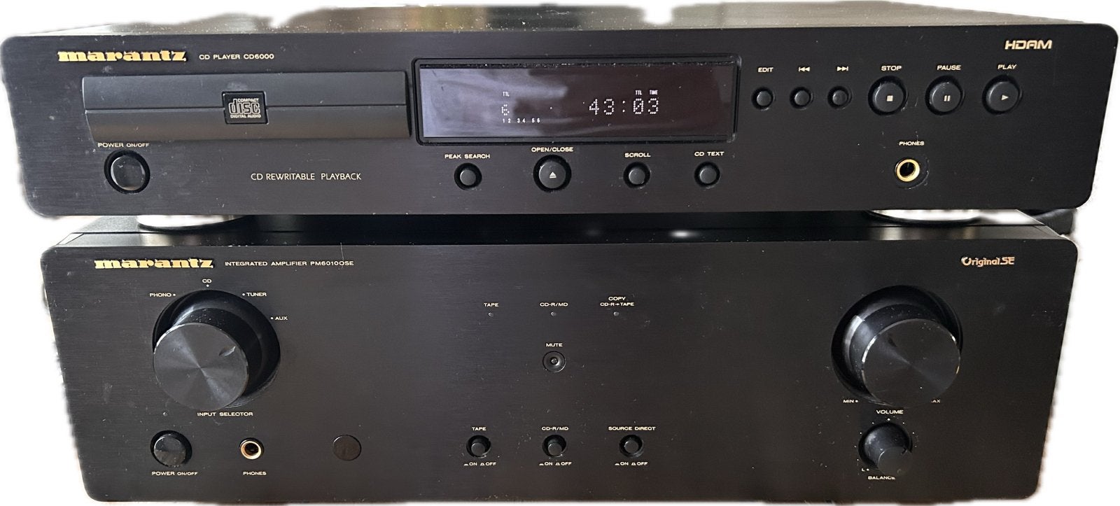 Complete hifi-set Marantz PM6010OSE + CD6000 + Tannoy 603, Ophalen, Zo goed als nieuw, Marantz