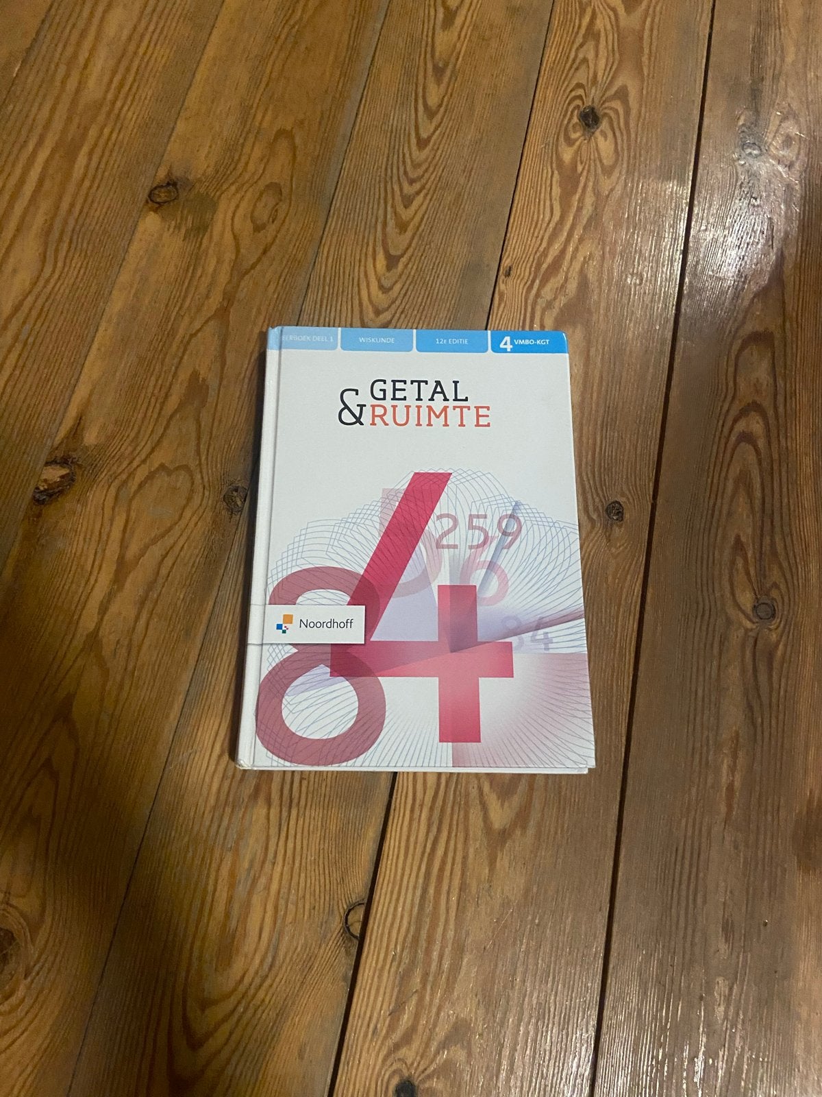 Getal & Ruimte Wiskunde VMBO-KGT leerboek deel 1, Ophalen, Zo goed als nieuw, VMBO, Wiskunde A