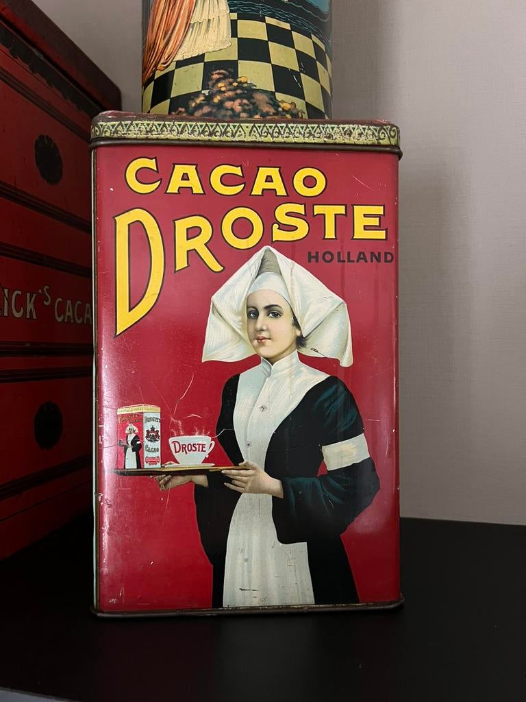 Droste cacaoblik 5kg, Ophalen of Verzenden, Zo goed als nieuw, Overige, Droste