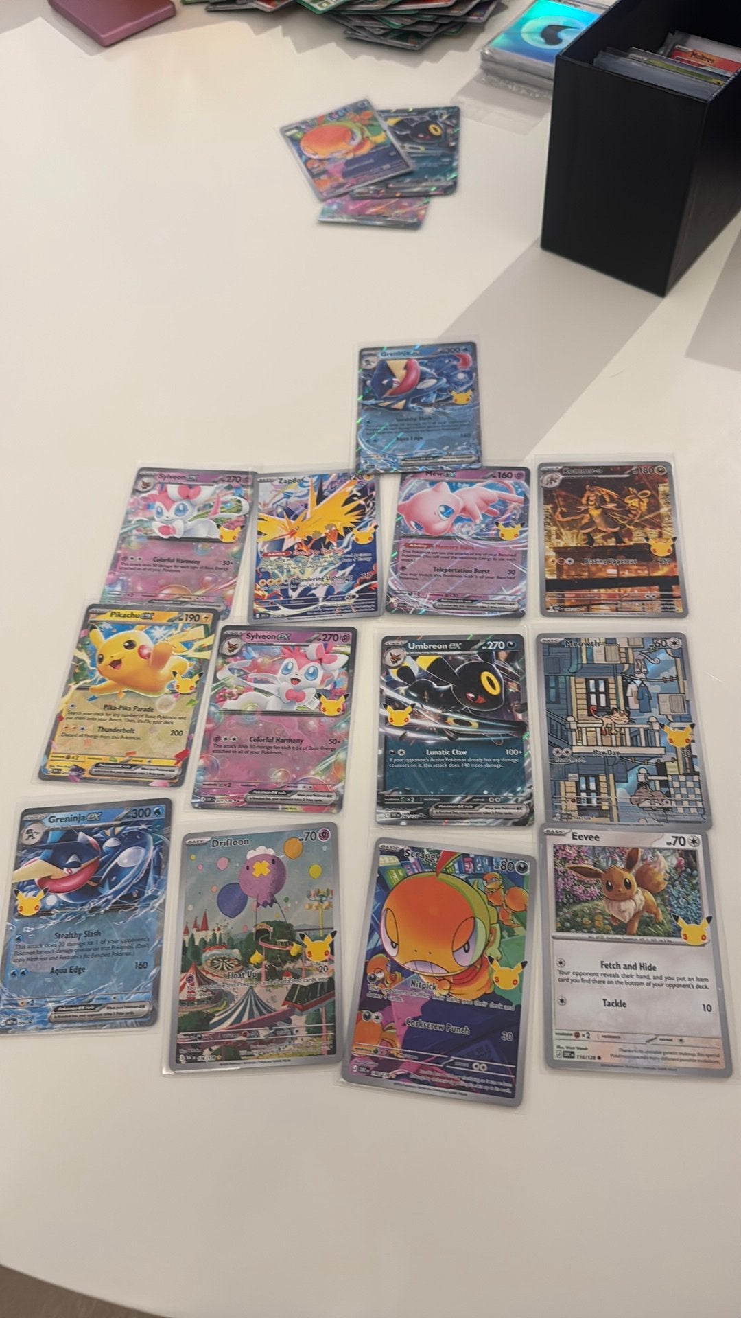 Pokémon 30th anniversarry kaarten ( trade )