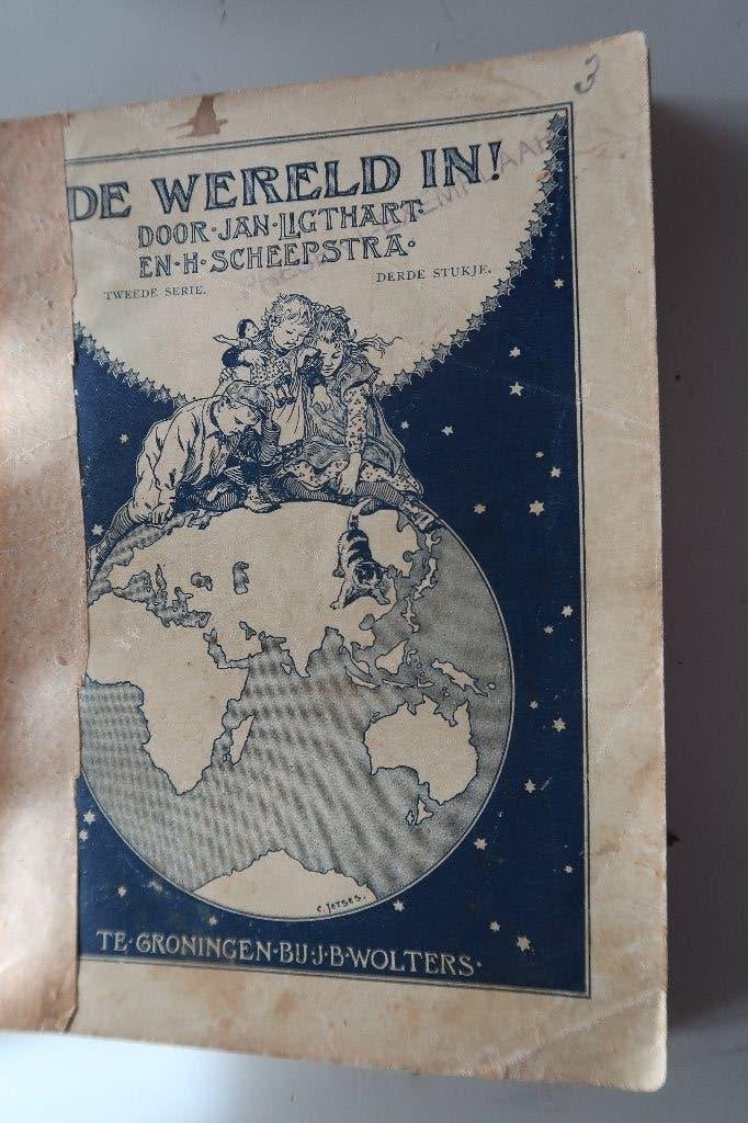 De wereld in door ligthart/scheepstra-1906-3e stukje- Jetses, Gelezen, Ligthart/scheepstra, Fictie algemeen, Ophalen of Verzenden