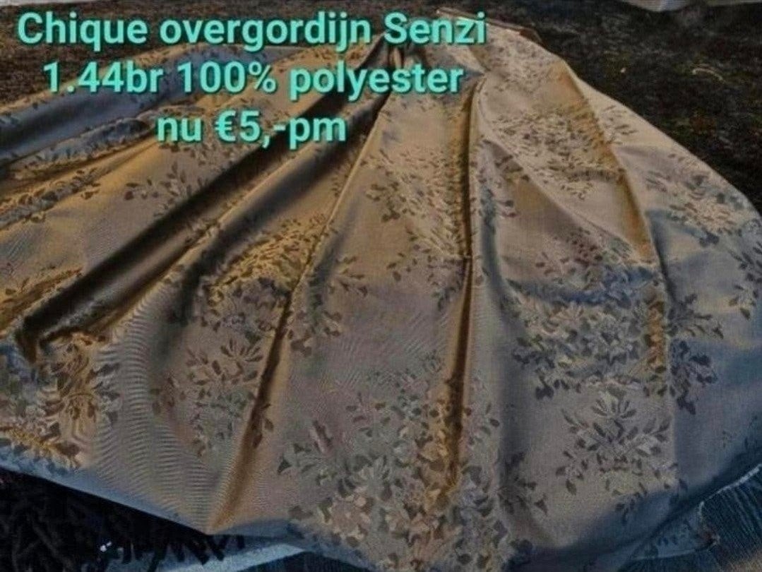 Chique overgordijn japandi in diverse kleuren. NU €5,-pm!, Huis en Inrichting, Ophalen of Verzenden, Nieuw