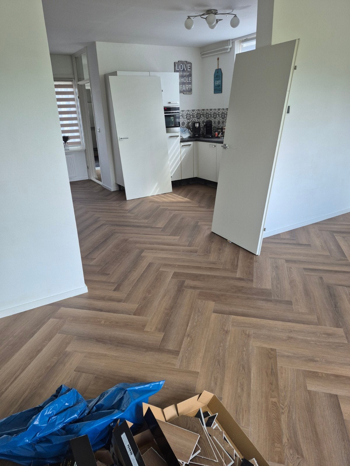 Laminaat legger/vloer legger klik PVC visgraat, en plinten., Garantie, Laminaat of Parket