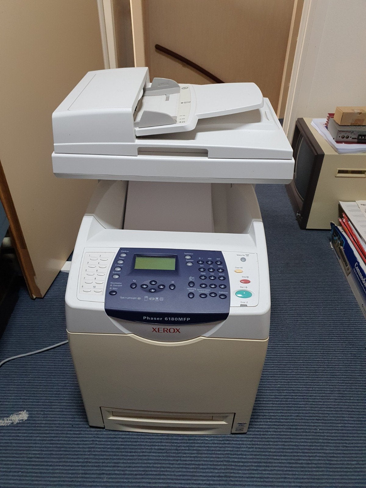Xerox 6180MFP kleuren laserprinter met scanner/kopieer, Computers en Software, Printers, Gebruikt, All-in-one, Laserprinter, Kleur printen