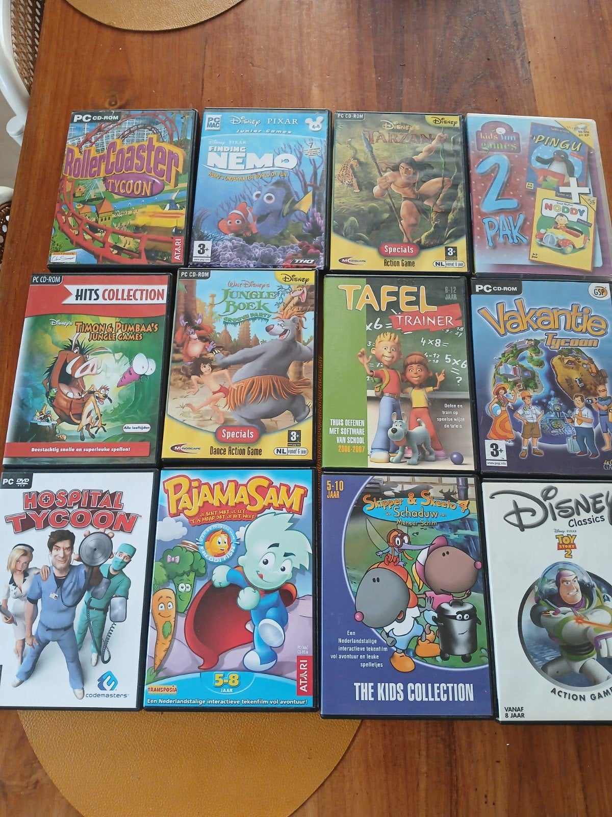 Diverse pc cd-rom games collectie., Gebruikt, Alle leeftijden, Kinderprogramma's en -films, Overige typen