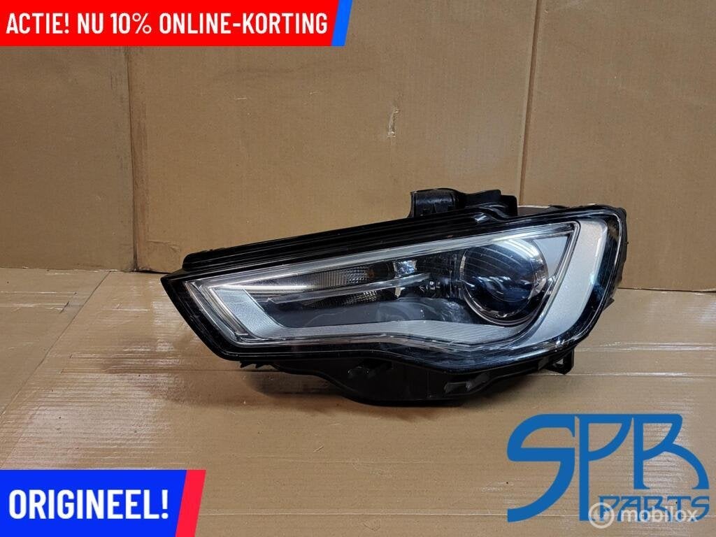 AUDI A3 8V BI-XENON LED KOPLAMP LINKS 2012-2016 LINKER D3S, Gebruikt, AUDI, Audi, Ophalen of Verzenden