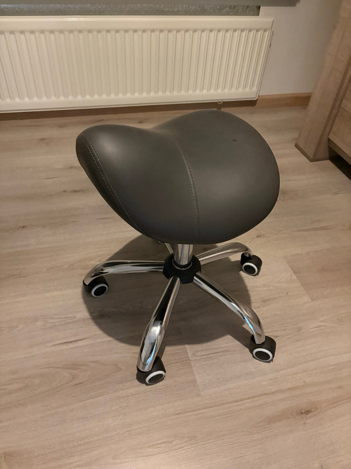 Kapperskurk Zadelkruk, Ophalen, Gebruikt, Bureaukruk, Grijs