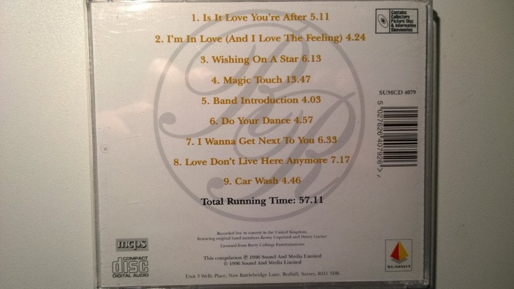 Rose Royce - The Very Best Of Rose Royce Live, Ophalen of Verzenden, Zo goed als nieuw, Disco