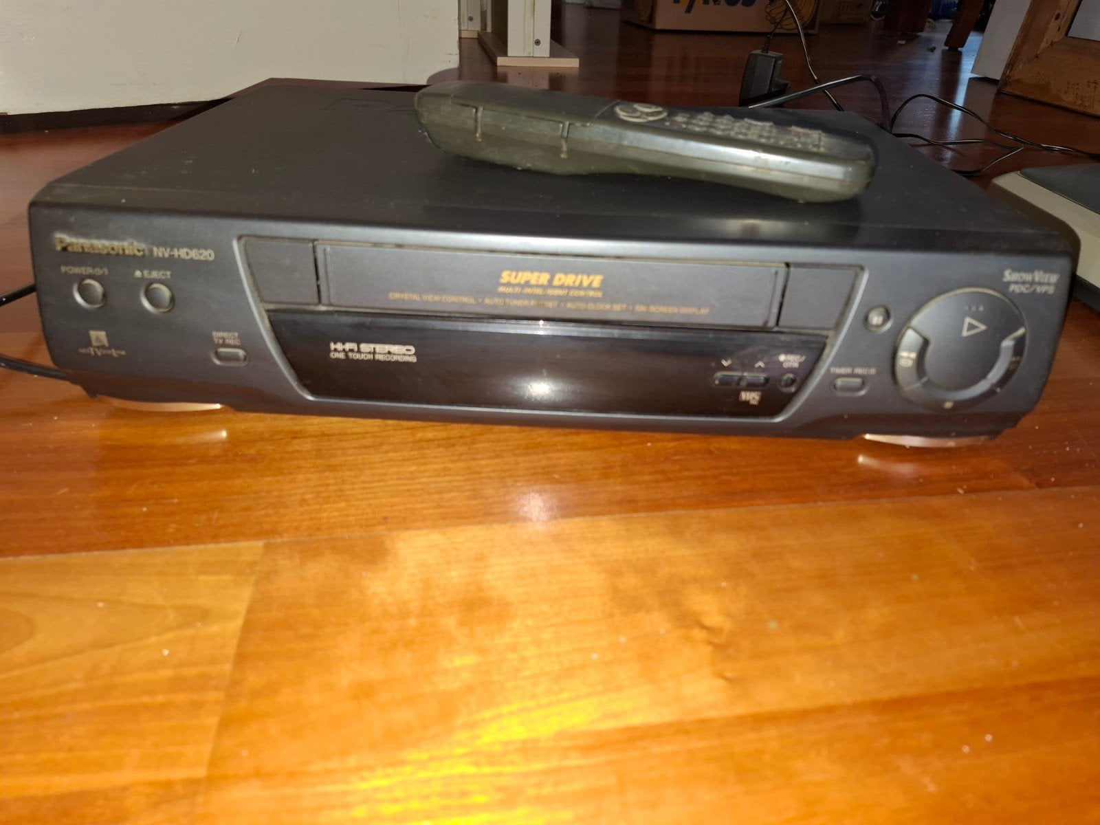 Panasonic NV-HD620 VHS-speler met afstandsbediening, Ophalen of Verzenden, Gebruikt, VHS-speler of -recorder