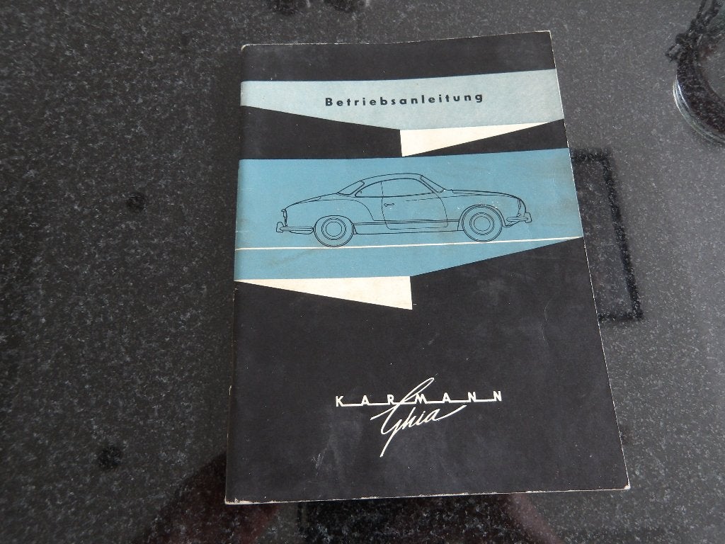 Volkswagen Karmann Ghia - Handleding DU, Verzenden